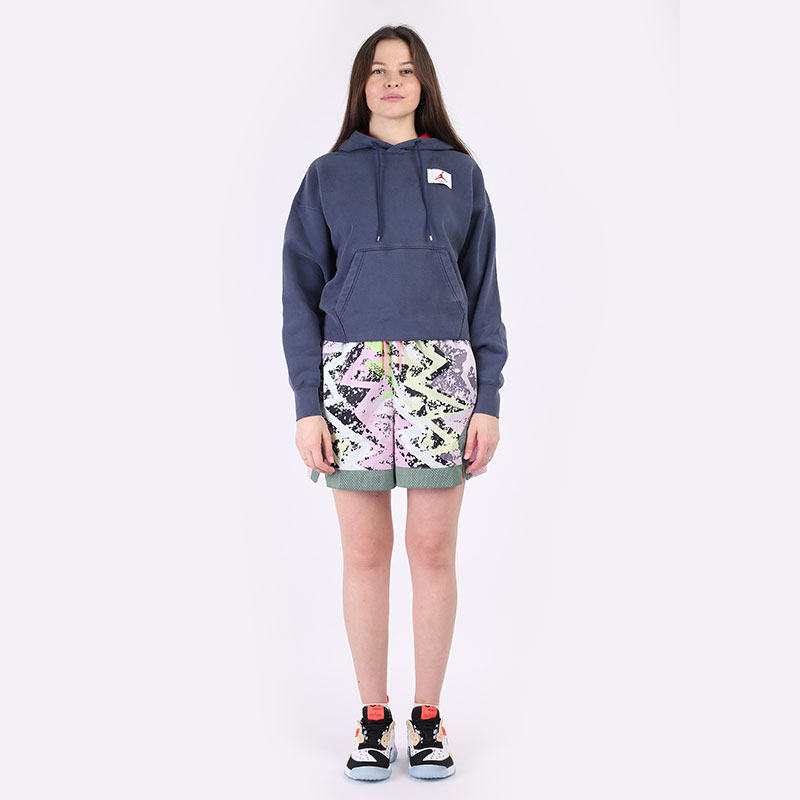 Женская толстовка Jordan Flight Fleece Hoodie (CV7737-410)  - цена, описание, фото 7